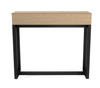 Konsola z dużą szufladą fornir / sklejka LOFT [szer. 100 cm] K-DES1-PRO
