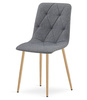 "Krzesło LIBRA - ciemny szary materiał / nogi kolor drewna x 3"