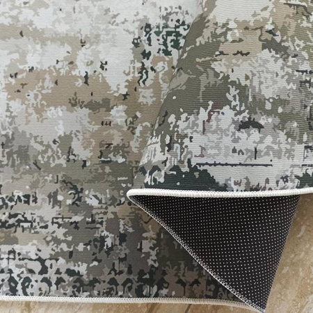 Dywan przecierany vintage do prania w pralce Horeca-New 123 zielony 160x220 cm