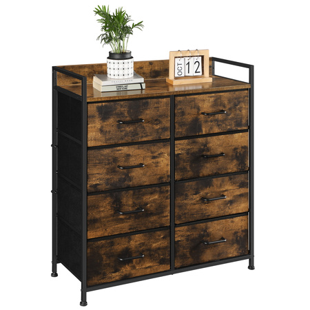 Industrialna komoda z szufladami - Loftowa szafka do salonu - VASAGLE LTS124B01