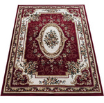Klasyczny ekskluzywny bordowy dywan z rozetą Exclusive 04 N - 240x330 cm