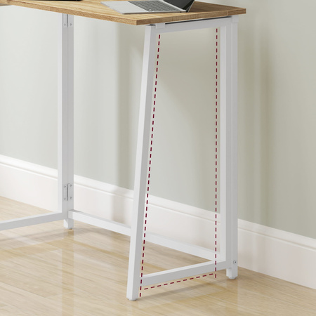 Biurko Komputerowe MAX 1.0 - sonoma / nogi białe