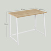 Biurko Komputerowe MAX 1.0 - sonoma / nogi białe