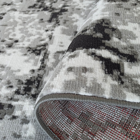 Nowoczesny chodnik dywanowy Soho 18 szary – cięty z metra, szer. 100 cm