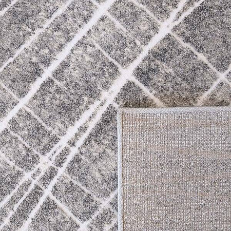 Dywan nowoczesny wycinany ENIGMA 05 szary 80x150 cm