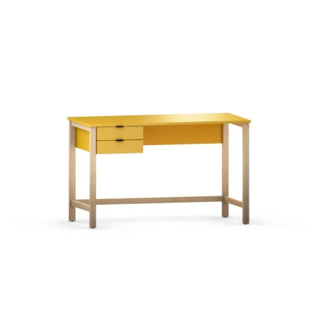 Biurko VERYSIMPL B-DES7 – 2 szuflady, drewniany stelaż i kolor do wyboru