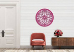DEKORACYJNY PANEL AŻUROWY, LAUSANNE, DEKORACJA ŚCIENNA 3D, ORNAMENT,60 cm, RÓŻOWY