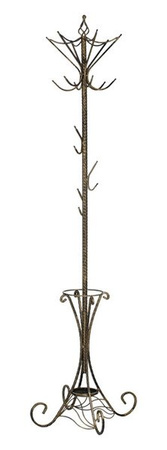 Wieszak na ubrania stojący klasyczny RETRONOMIA / metalowy stojak [wys. 195 cm]