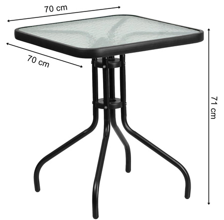 "Stół ISLAND Kwadrat 70cm"