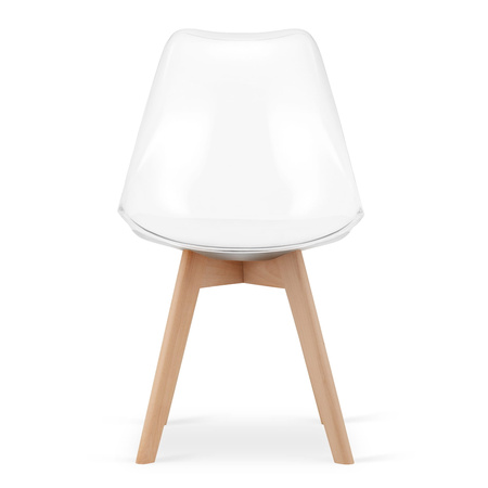 Nowoczesne przezroczyste krzesła do jadalni MARK - Transparentne krzesła (3szt)