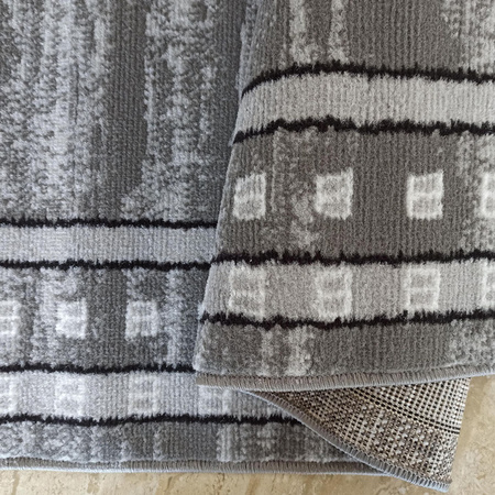 Dywan tradycyjny rama szary Soho 17 - 200x290 cm