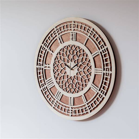 Okrągły, dekoracyjny zegar ścienny BIG BEN 60 cm wykonany w stylu wiktoriańskim