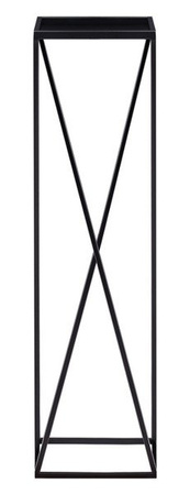 Stojak metalowy industrialny postument TRAWERS / Półka / kwietnik nowoczesny / wys. 83 cm