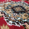Dywan tradycyjny Rozeta czerwony BCF Alfa 06 - 60x100 cm