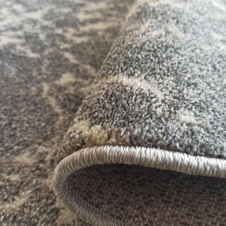 Chodnik na metry szary Vista 07 – marmurowy wzór, nowoczesny styl, szer. 90 cm