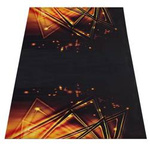 Dywan czarno złoty abstrakcyjny nowoczesny BLACK and GOLD 14 - 160x220 cm