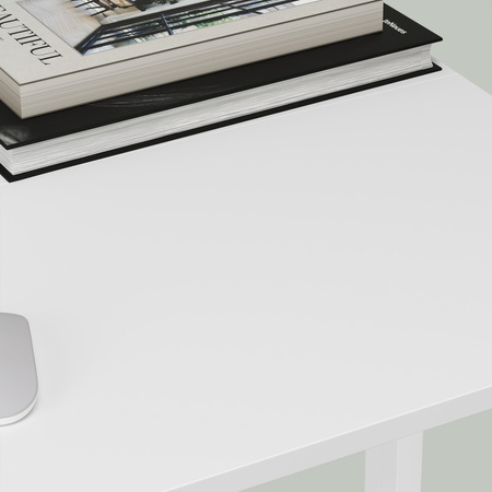 Biurko Komputerowe MAX 1.0 - białe / nogi białe