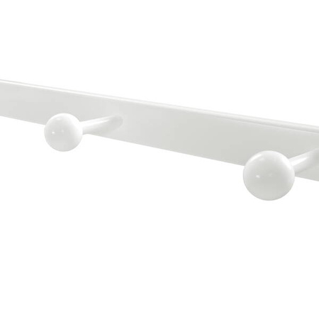 Mobilna półka łazienkowa - Biały regał łazienkowy na kółkach