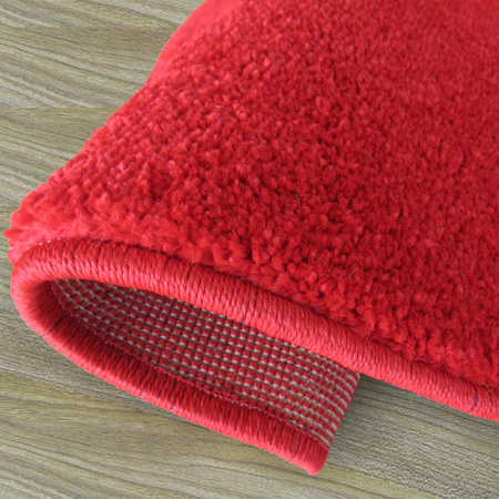 Dywan okrągły czerwony Portofino 100 cm – dywan koło do przedszkola