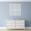 DEKORACYJNE PANELE AŻUROWE, ZESTAW 4 DEKORÓW ŚCIENNYCH CORNEILLE, SHABBY CHIC, FRANCUSKI STYL, BIAŁY
