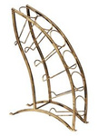 Stojak metalowy na wino na 6 butelek ŻAGIEL / regał, półka do wina / wys. 61 cm