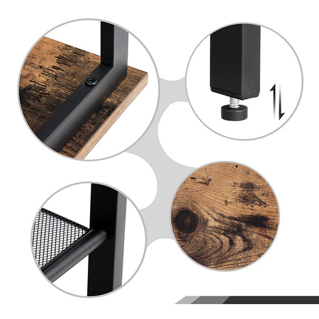 Stolik nocny (2 sztuki) - Nakastlik lub stolik kawowy, pomocniczy VASAGLE LET24X