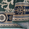 Klasyczny zielony dywan w ramie - wysokiej jakości Exclusive 01 N 240x330 cm