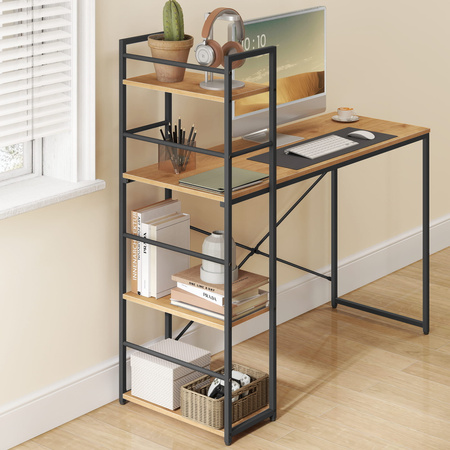 "Biurko Komputerowe MAX 4.0 - dąb / nogi czarne"