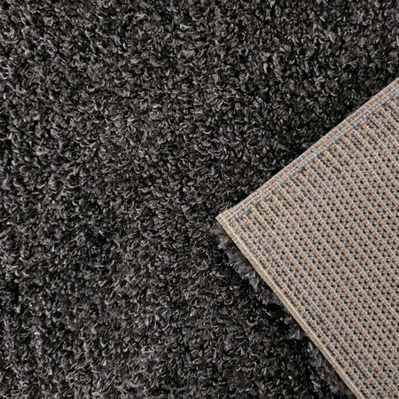 Dywan Shaggy 160x230 / Santo - Ciemnoszary (antracyt), pluszowy dywan z długim włosiem
