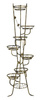 Kwietnik metalowy WIEŻA na 7 doniczek / stojak ozdobny na kwiaty [wys. 192 cm]