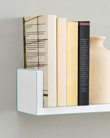 Białe wiszące półki ścienne - Zestaw 3 półek ściennych - SONGMICS - LWS40WT