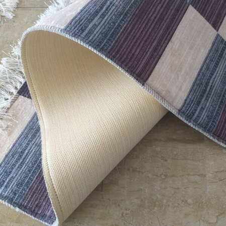 Dywan antypoślizgowy geometryczny do kuchni Blanka 01 granatowy 160x220 cm