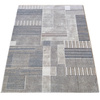 Nowoczesny dywan do salonu szary geometryczny ENIGMA 10 - 80x150 cm