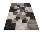 Dywan geometryczny do salonu nowoczesny Panamero 03 szary 80x150 cm