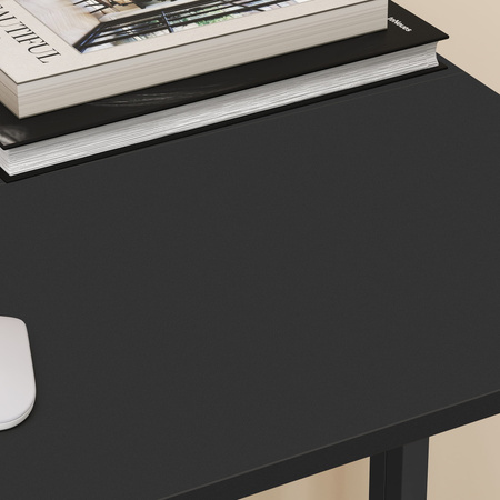 Biurko Komputerowe MAX 1.0 - czarne / nogi czarne