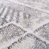 Dywan geometryczny wycinany ENIGMA 04 szary 80x150 cm