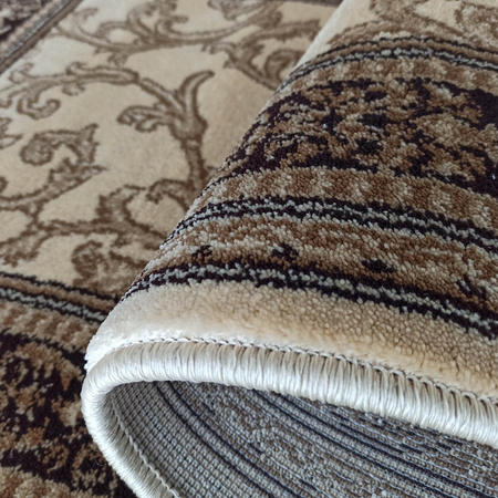 Duży kremowy dywan klasyczny w ramie Exclusive 01 N - 200x300 cm