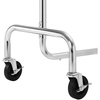 Metalowy stojak na ubrania na kółkach - Chromowany wieszak na ubrania - HSR11S SONGMICS