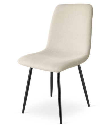 "Krzesło RIFT - beż / nogi kolor czarny x 2"