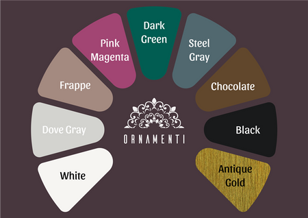 DEKORACYJNY TRYPTYK AŻUROWY, KWIATOWA ORNAMENTYKA, DEKORACJA ŚCIENNA 3D, 80 x 150 cm , ZŁOTY