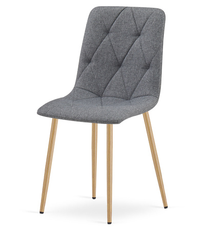 "Krzesło LIBRA - ciemny szary materiał / nogi kolor drewna x 3"