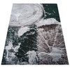 Dywan nowoczesny abstrakcyjny szary butelkowa zieleń OTTO 04 - 160x220 cm
