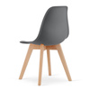 Krzesło KITO ciemnoszare / nogi naturalne x 1