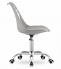 Krzesło PRINT szare obrotowe na kółkach – z tworzywa sztucznego