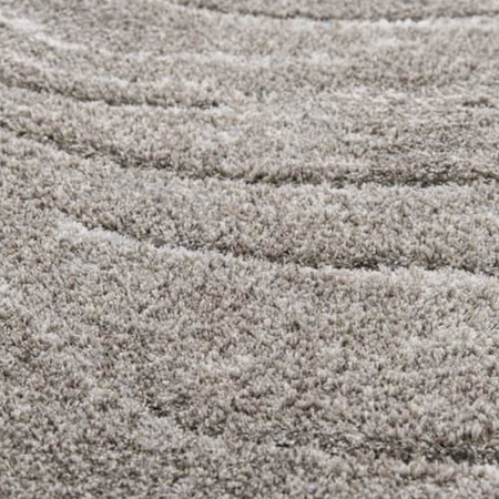 Jednokolorowy dywan 80x150 / Serenity 04 - Szary, poliestrowy, nowoczesny dywan do salonu