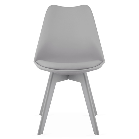"Krzesło MARK - szare / nogi szare x 1"