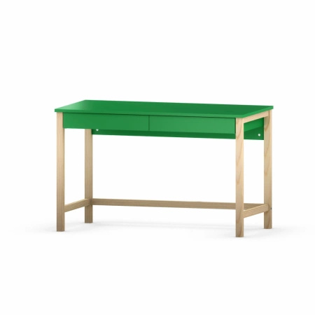 Biurko VERYSIMPL B-DES5/2 z dwiema szufladami — drewniany stelaż, nowoczesny design, wybór kolorów