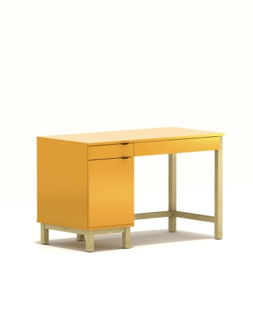 Biurko z kontenerem VERYSIMPL B-MODEL-3/2SZ, 2 szuflady i szafka, wymiar i kolor na zamówienie