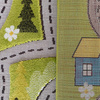 Dywan sensoryczny dla chłopca Ulice Color Kids 02 zielony 200x290 cm