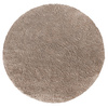 Okrągły dywan 200 cm / Kamel - Jasnobrązowy, gęsty i pluszowy dywan koło typu Shaggy